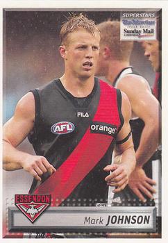 2003 Select The Advertiser-Sunday Mail AFL #27 Mark Johnson Front